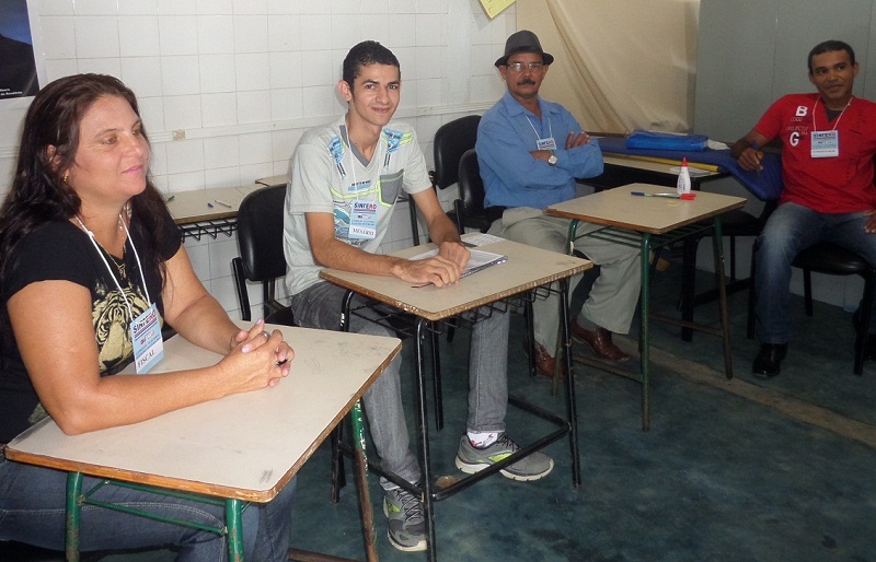 Sintero: Mesa receptora de votos em Colina verde